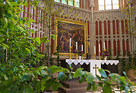 So sieht der „Garten Eden“ in der Kirche von Demmin aus