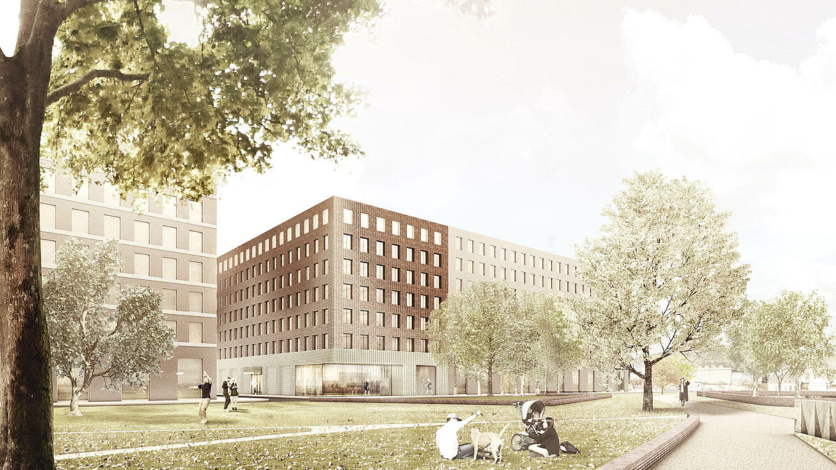 So soll das neue Informations- und Dokumentationszentrum in der Hamburger Hafencity aussehen, wenn es fertig ist.