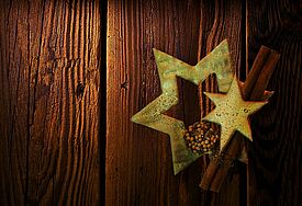 Weihnachtsstern mit Zimt