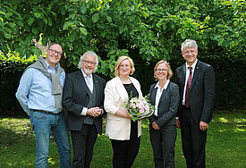 Präses Mathias Nebendahl, Propst Erich Faehling, Pastorin Anna Benkiser-Eklund, Bischöfin Nora Steen, Propst Dr. Michael Dübbers