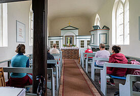 Die „Offenen Kapelle“ in Jager ist der Ausgangspunkt für die Pilgerinnentage. 