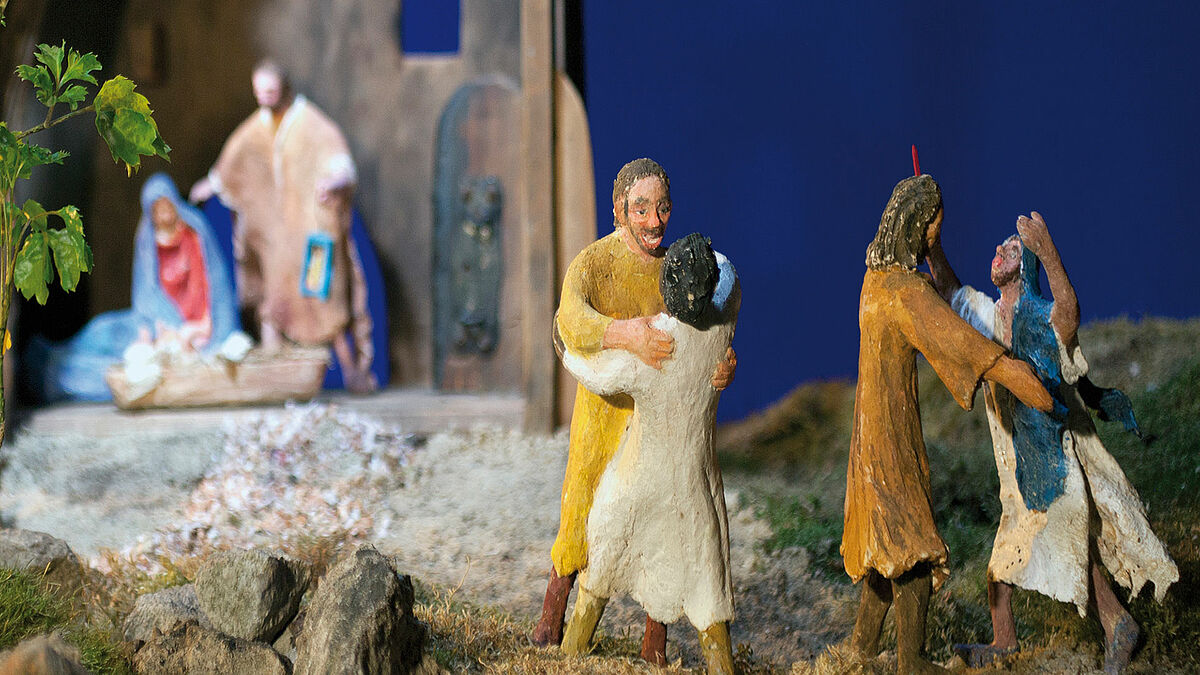 Die Geburt Jesu. Foto: Pfeifenberger