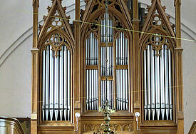 Orgel in der St. Pauls-Kirche in Schwaan