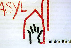 Mit diesem Logo wirbt die Bundesarbeitsgemeinschaft Asyl in der Kirche