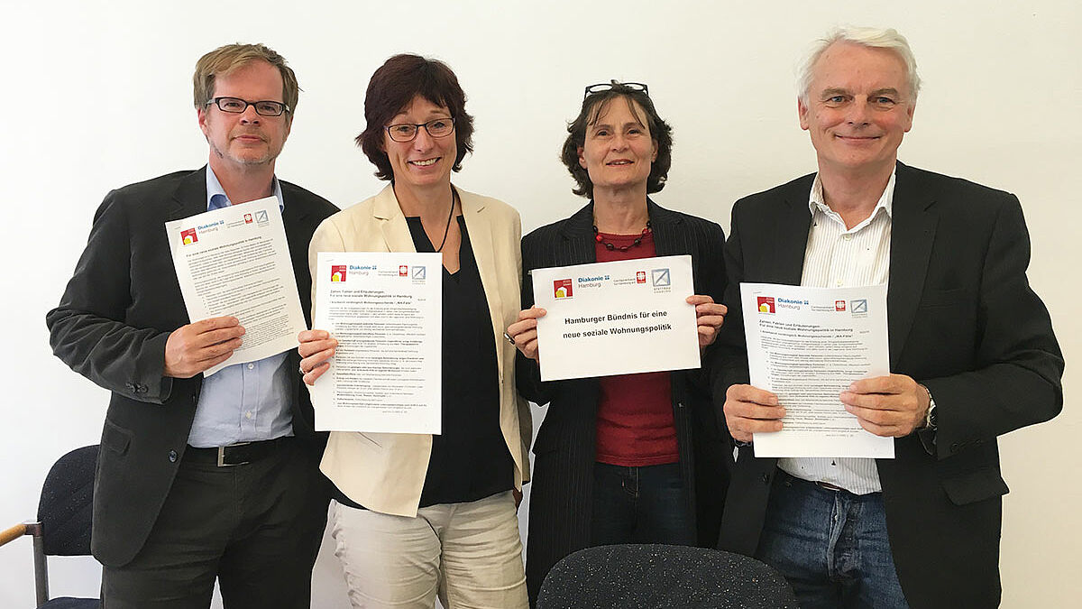 Ein neu gegründetes Bündnis hat der Wohnungsnot in Hamburg den Kampf angesagt. 14.000 Hamburger Haushalte waren 2014 von akuter Wohnungsnot betroffen.