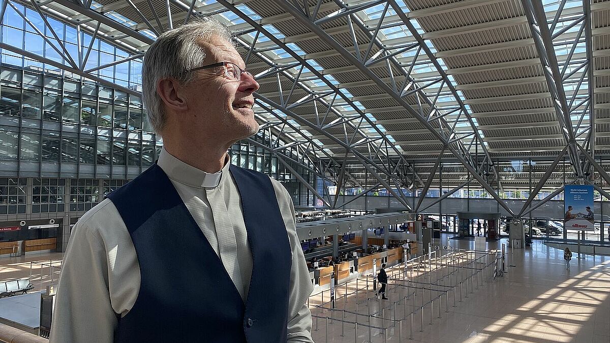 Björn Kranefuß ist seit 25 Jahren "Pastor am Flughafen".
