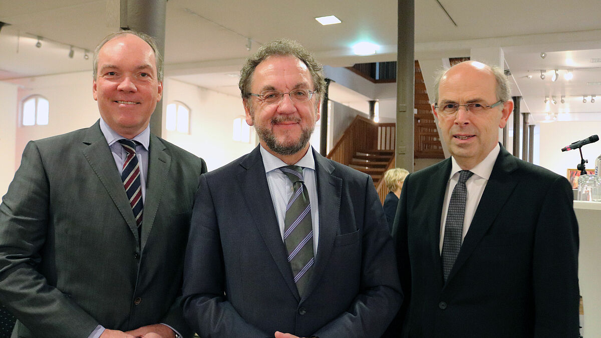 Dr. Philipp Murmann, Prof. Heribert Prantl, Bischof Gothart Magaard
