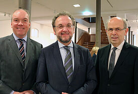 Dr. Philipp Murmann, Prof. Heribert Prantl, Bischof Gothart Magaard