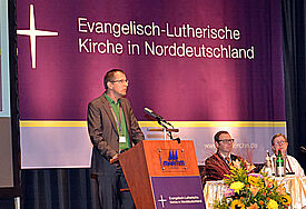 Pastor Michael Stahl, Vorsitzender des Vorbereitungsausschusses der Klimasynode