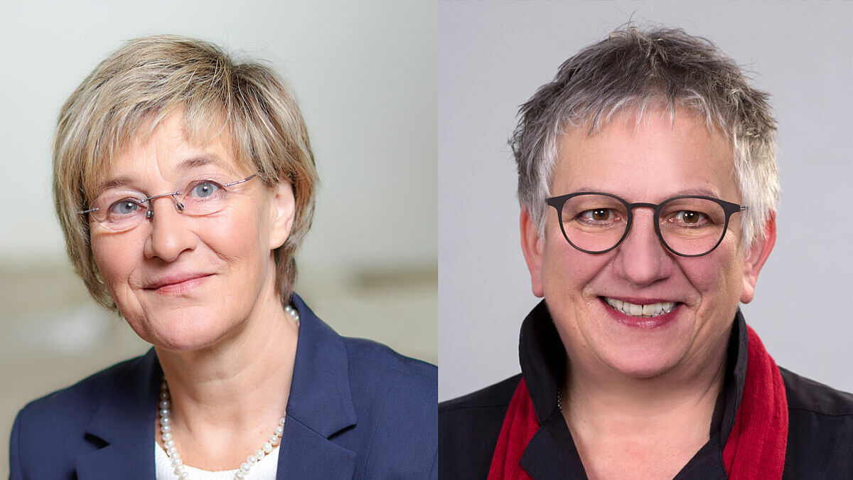 Die Pastorinnen Katrin Hansen und Annegret Wegner-Braun (v.l.n.r.)