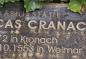 Grabstein Lucas Cranach