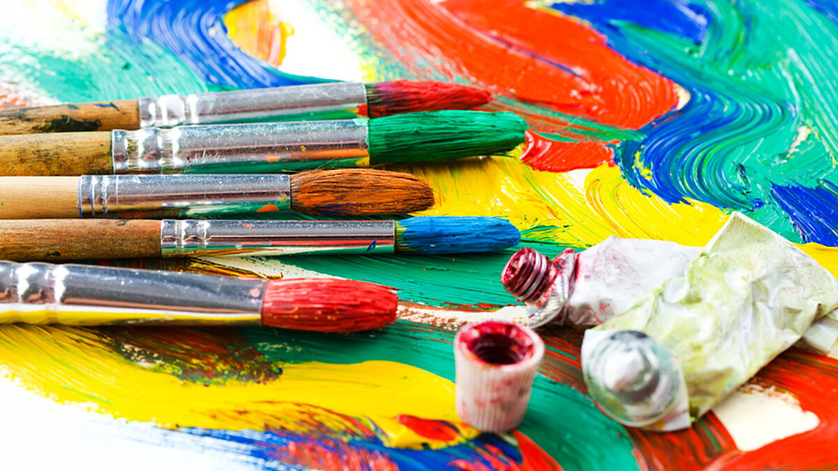 Pinsel und Farben (Symbolfoto)