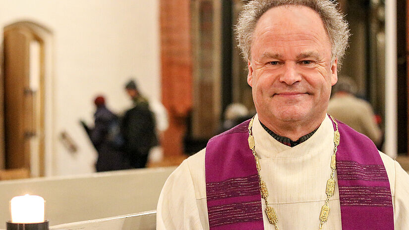 Bischof Tilman Jeremias Advent in St. Marien Greifswald