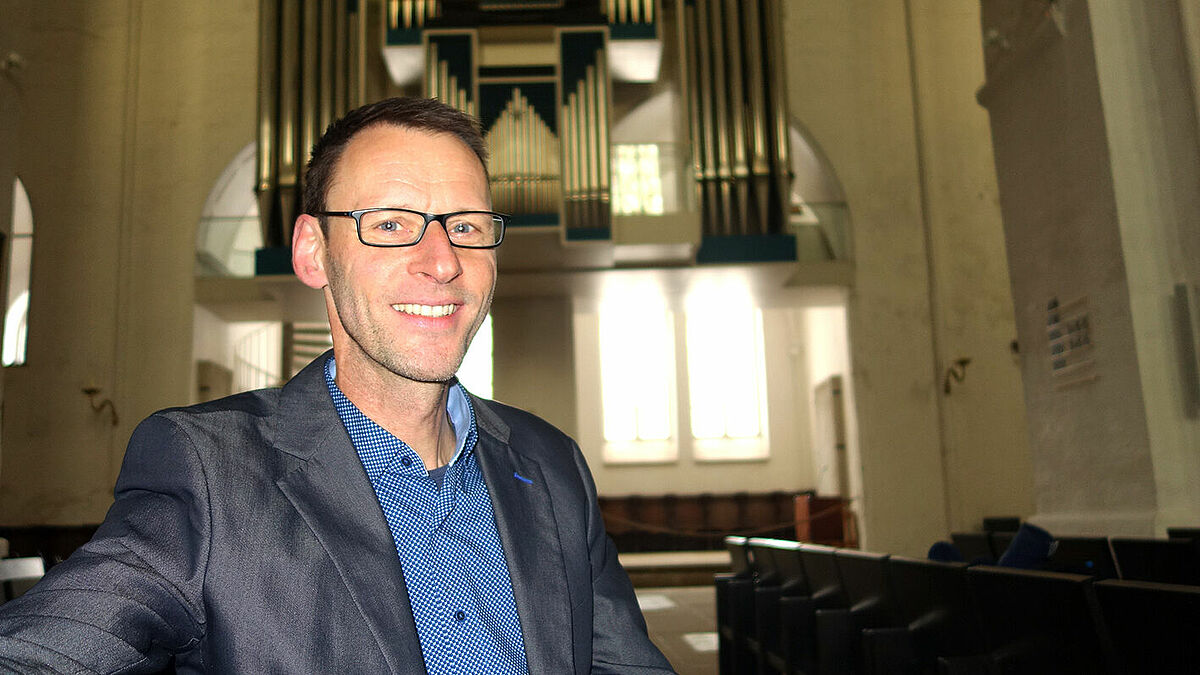 Der neue Domkantor in Lübeck: Klaus Müller.