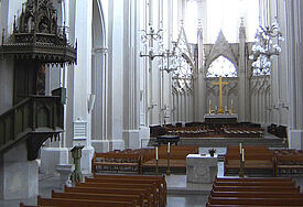 Innenansicht vom Dom St. Nikolai in Greifswald