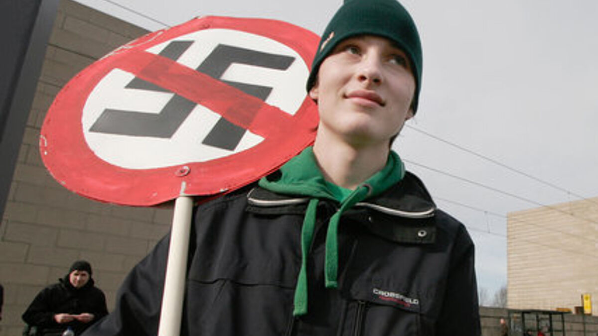 Demonstration gegen Rechtsextremismus (Archivbild).