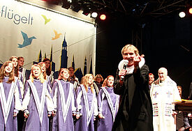 Bischöfin Kirsten Fehrs bei der Eröffnung der Hamburger Nacht der Kirchen 2013