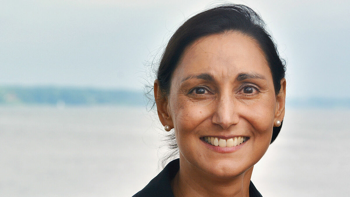 Pastorin Rebecca Lenz stellt sich in Flensburg vor.
