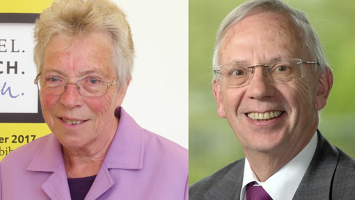 Sie werden im Dezember mit der Bugenhagenmedaille ausgezeichnet: Ursula Hauser und Wilfried Hartmann.