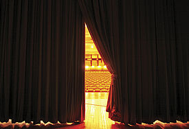 Vorhang im Theater