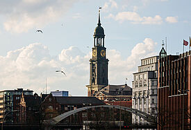 Die Hauptkirche St. Michaelis in Hamburg