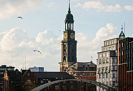 Die Hauptkirche St. Michaelis in Hamburg