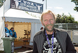Landesjugendpastor Tilman Lautzas in Wacken