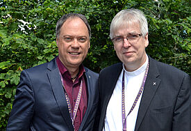 Dr. Andreas Tietze und Pastor Ralf Haska