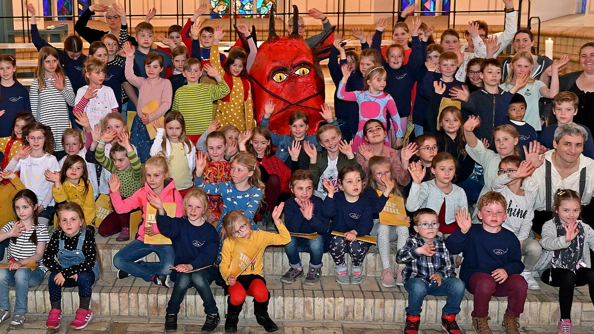 Auch Jugendchöre nehmen am Chorfest Dreiklang teil (Archivfoto 2022)