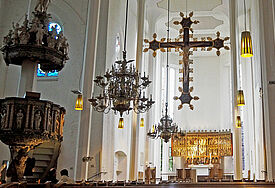 Innenraum St. Nikolai Kiel