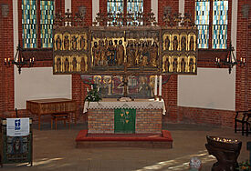 Altar in der Kirche zu Warnemünde
