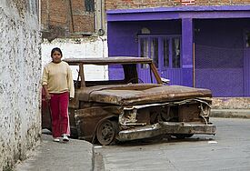 Überall in Mexiko tötet die Drogenmafia Kritiker und kontrolliert Polizei und Behörden. (c) epd-bild