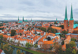 Kirchen und auch Handel prägten und prägen die Hansestadt Lübeck.