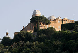 Die Sommerresidenz des Papstes in Castel Gandolfo.