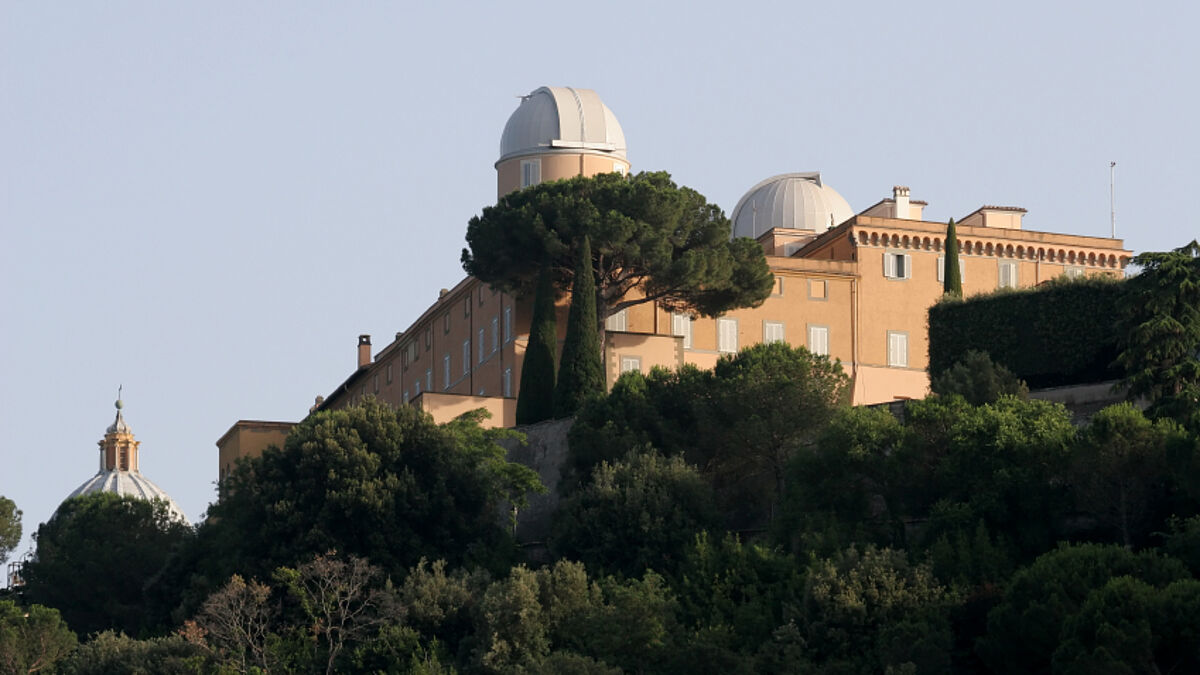 Die Sommerresidenz des Papstes in Castel Gandolfo.