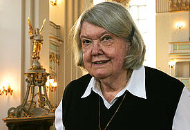 Seit 50 Jahren arbeitet Heike Schröder für die Hamburger Hauptkirche St. Michaelis.