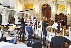 Azubi-Gottesdienst im Hamburger Michel. 