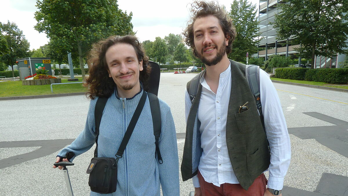 Das Duo "Inventionis Mater" spielt in St. Katharinen.