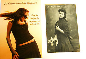 Heute wie damals der gleiche Grundgedanke: "Gezeigt werden attraktive Frauen", sagt Kurt Dröge.