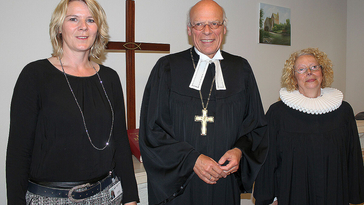 Gerhard Ulrich, Landesbischof der Evangelisch-Lutherischen Kirche in Norddeutschland (Nordkirche), hat am 19. Mai2016 zum ersten Mal die Justizvollzugsanstalt (JVA) Stralsund besucht. 