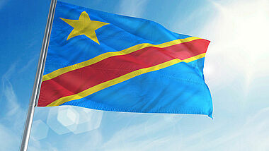 Flagge Kongo 