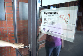 Anlaufstelle für Kirchenasyl in Berlin. (c) Rolf Zöllner, epd-bild