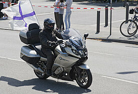 Mit wehenden Fahnen kamen tausende Biker zum MOGO nach Husum (Archivfoto)