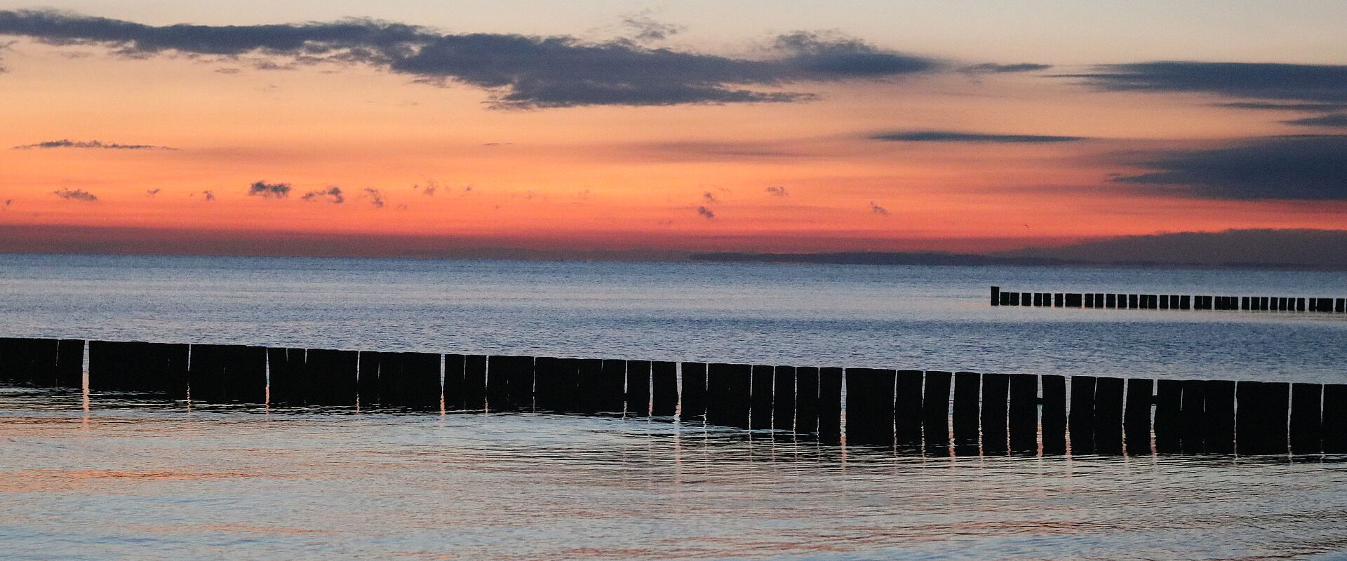 Sonnenaufgang am Strand von Usedom