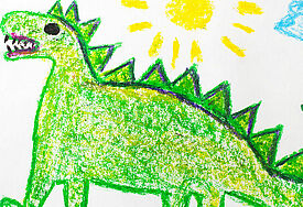 Kinderbild Drache 