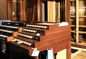 So sieht die morderne Orgel von St. Johannis aus