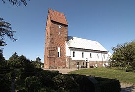 Die St. Severin-Kirche in Keitum auf Sylt.