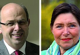 Gothard Magaard (links) und Elfriede Knotte.