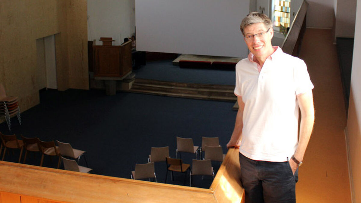 Pastor Sterz hat aus seiner Kirche ein Begegnungszentrum gemacht