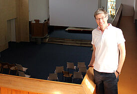 Pastor Sterz hat aus seiner Kirche ein Begegnungszentrum gemacht